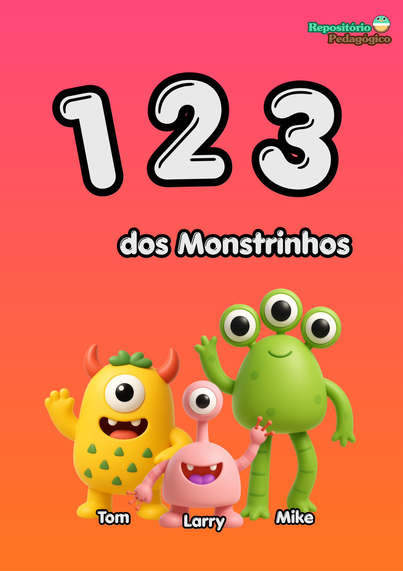 1º ano - Ebook "123 dos Monstrinhos" - Image 1