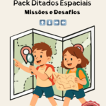 1º - 2º ano Pack "Ditados Espaciais - Missões e Desafios"