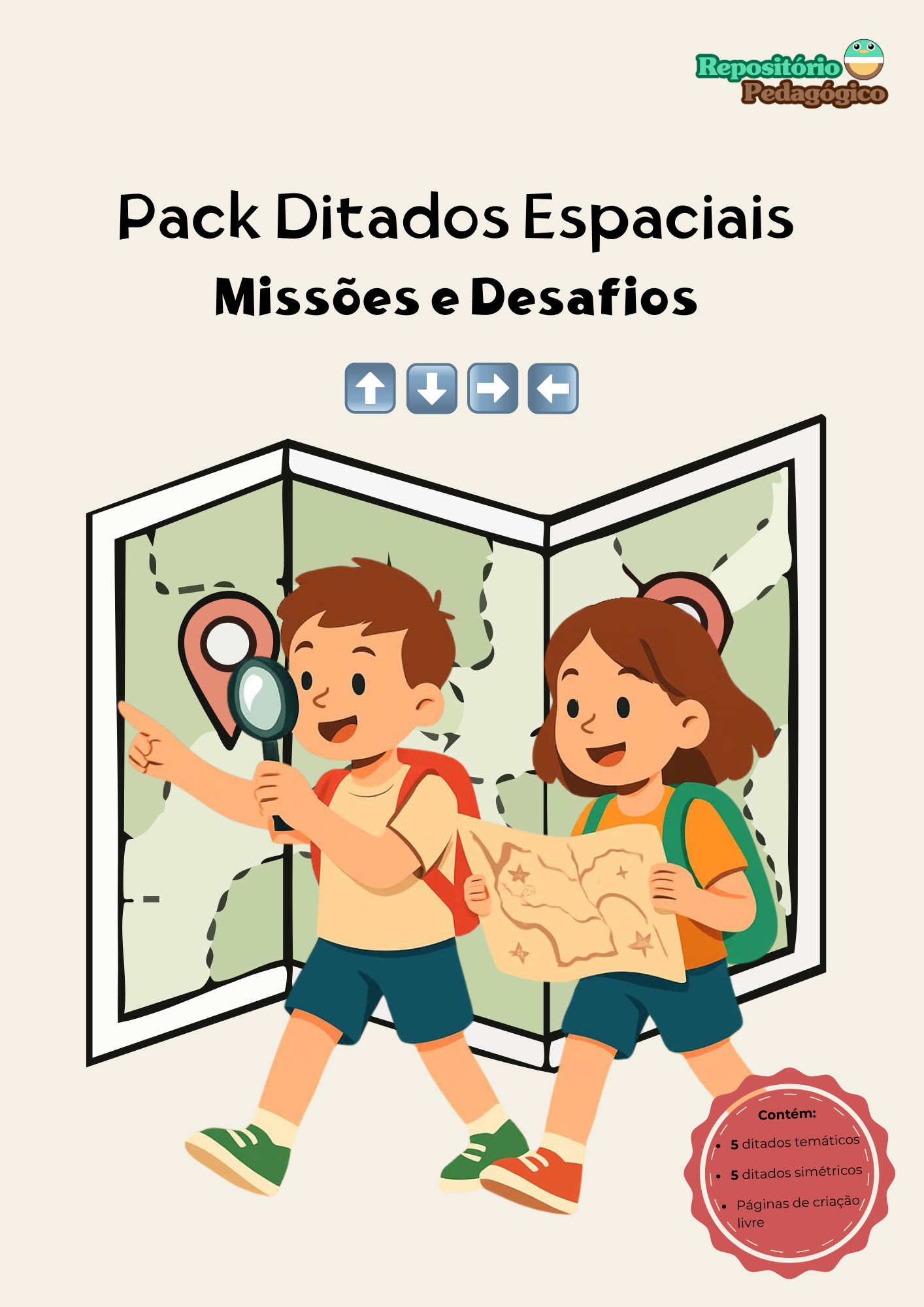 1º - 2º ano Pack "Ditados Espaciais - Missões e Desafios" - Image 1
