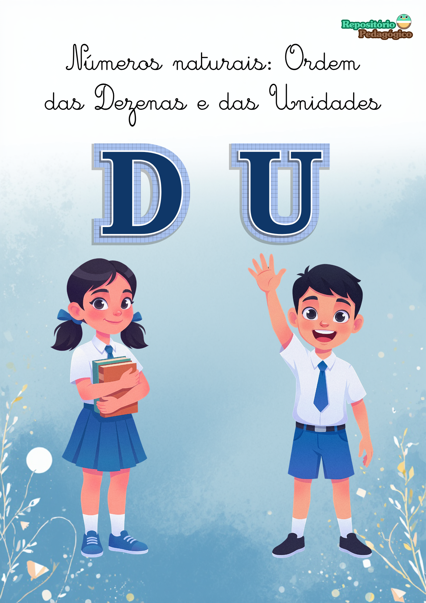 Números naturais ordem das unidades e das dezenas 1º - 2º ano "Números naturais: Ordem das Unidades e das Dezenas" - Image 1